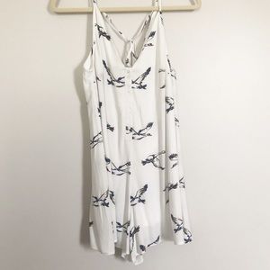 Carly Jean White Romper - NWOT